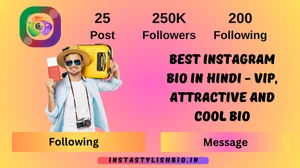 Best Instagram bio in hindi - VIP, attractive and cool Bio