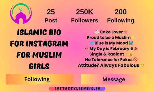 Islamic Bio For Instagram For Muslim Girls