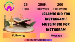 Best Islamic Bio For Instagram | Muslim Bio for Instagram